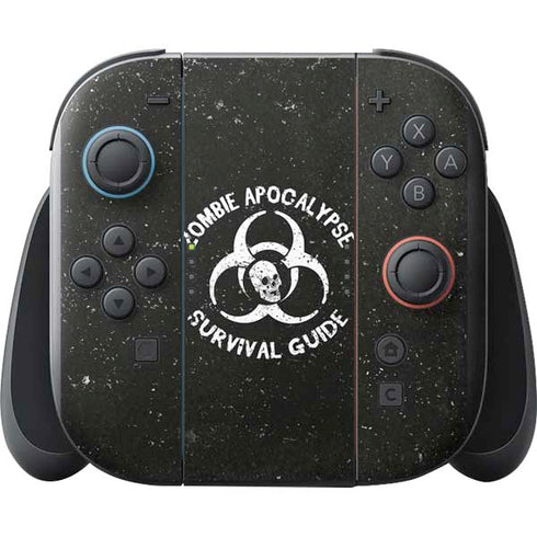 Zombie Apocalypse Survival Guide Nintendo Switch 2 (2025) with Joy-Con Skin